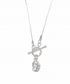 Naszyjnik Perła Vander Jewelry ze srebra 925 – oryginalny autorski projekt odlany z prawdziwej perły, ręcznie wykończona biżuteria inspirowana naturą.