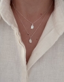 Naszyjnik Perełka Vander Jewelry noszony na szyi – elegancka biżuteria handmade z Polski