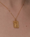 Naszyjnik Vander Jewelry noszony na szyi – elegancka biżuteria handmade wykonana w Polsce