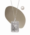 Srebrny naszyjnik Vander Jewelry z unikalną rzeźbiarską zawieszką – biżuteria handmade inspirowana naturą