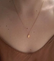 Złocony naszyjnik Perełka Vander Jewelry – ręcznie wykonana biżuteria ze srebra 925 z naturalną perłą